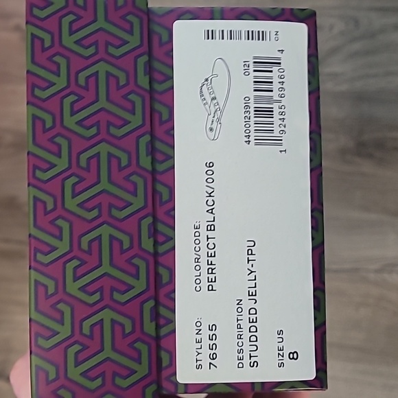 Tory Burch size 8 black jelly flip flops - Picture 5 of 5